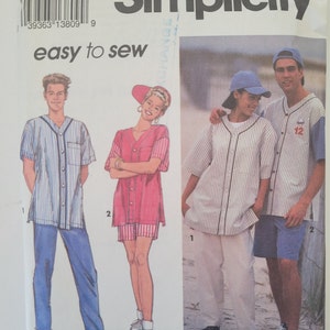 Baseball Jersey Sewing Pattern Uniform Pants Shorts Shirt Hat - Etsy
