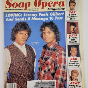 Soap Opera Magazine September 1994, Days, OLTL, Y&R, Ricky Martin, LeClerc