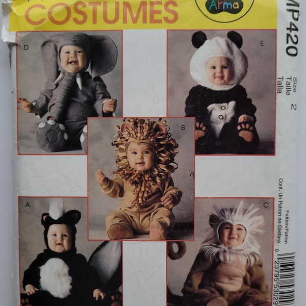 Childrens Monkey Costume Pattern - Etsy