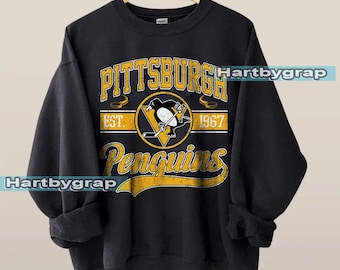 Pittsburgh Penguin Sweatshirt, Vintage Pittsburgh Hockey-Shirt, Pittsburgh Hockey Crewneck, Pinguine Hockey Jugendpullover, Hockey-Fan Geschenk