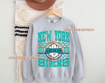 Vintage New York Sirens Sweatshirt, Vintage Sirens shirt, New York Hockey Women Sweater, Hockey Women Sweatshirt, Sirens Sweatshirt