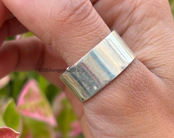Handmade Sterling Silver Band Ring, Stacking Ring