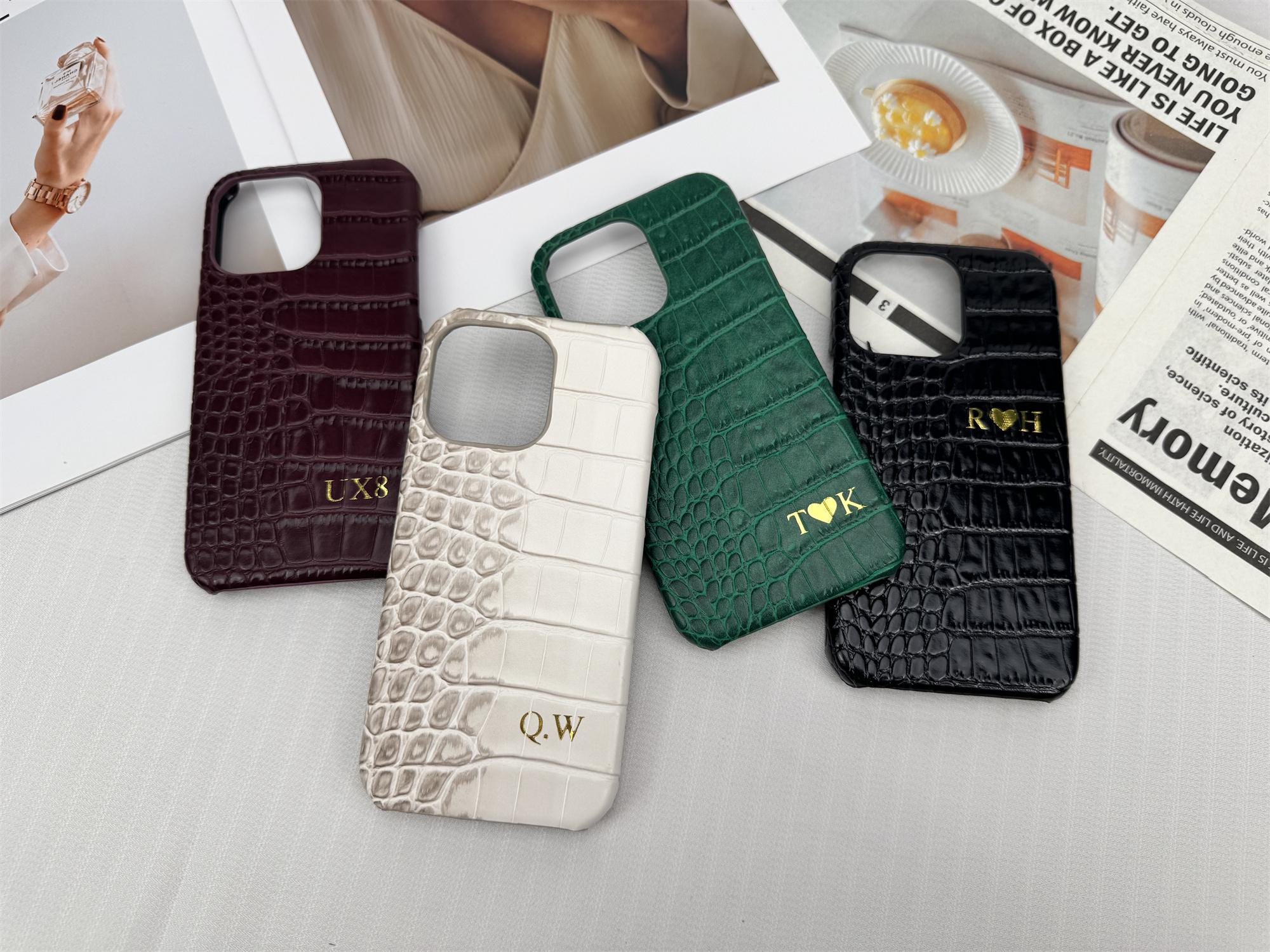 iPhoneアクセサリー Michael Kors iphone 14 case 6.1 inch MICHAEL KORS MK WHITE iPhone 14 Case Cover