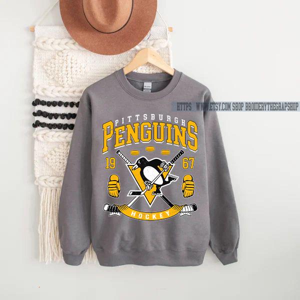Pull LNH vintage des Penguins de Pittsburgh des années 90