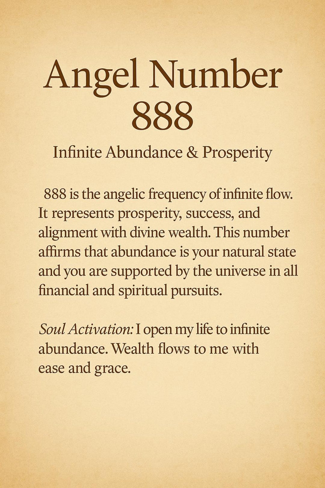 Angel Number 888 Wall Art | Infinite Abundance Printable | Digital