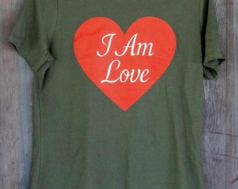 Camiseta "Soy Amor" - Camiseta con mensaje de amor propio / Colección "Regreso a la Radiancia"