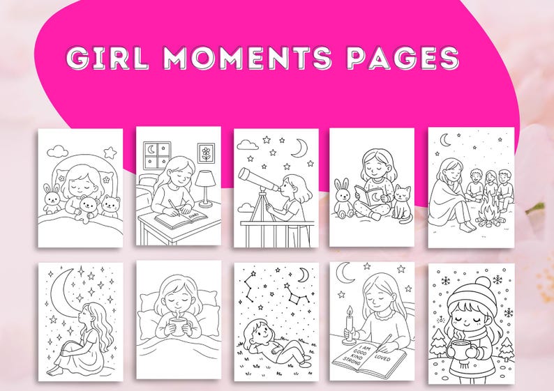 Girl Coloring Pages