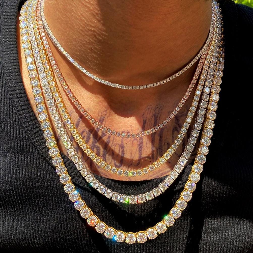 Vvs1 Moissanite Chain - Etsy