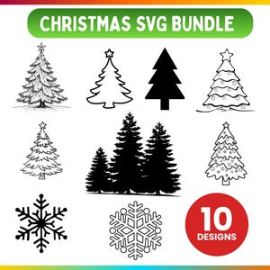 Christmas tree ornaments,Christmas tree svg,Christmas tree svg bundle,Christmas Cut Files for Cricut Silhouette Files,Easy,Instant Download