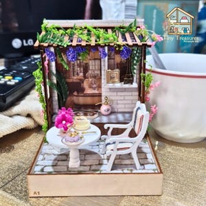 DIY Miniature Dollhouse, Mini House, Miniature Doll House Kit, DIY Mini Toys Kit