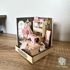 DIY Miniature Dollhouse, Mini House, Miniature Doll House Kit, DIY Mini Toys Kit