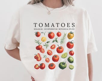 Comfort Colors® Tomato Shirt, Vegetable T Shirt, Farmer Market Shirt, Garden Sweatshirt, Veggie Lover Tee, Tomato Lover Gift