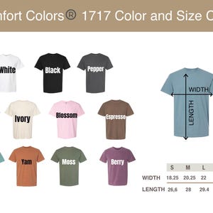 Camiseta Disneyland Est 1955 Comfort Colors®, Camiseta de vacaciones Disney, Camisetas familiares a juego de Disneyland, Sudadera Disneyworld imagen 13