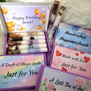 Personalised Bath Salts Gift Box: Aromatherapy Spa Relaxation Set