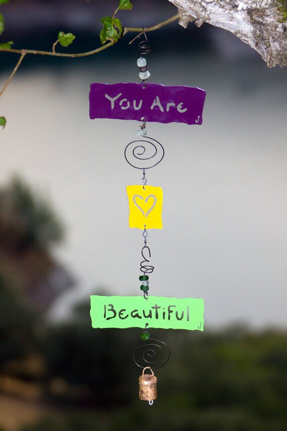 You Are Beautiful Chime Etsy