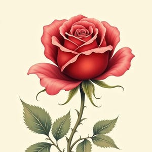 100 Thorned Beauty Bundle: A Graphic Pack of Red, and Soft Pink Roses