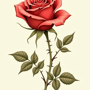 100 Thorned Beauty Bundle: A Graphic Pack of Red, and Soft Pink Roses