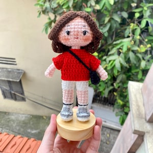 Crochet Dolls From Photo, Custom Personalized Dolls, Portrait Doll, Personalized Gift, Gift for Girl, Custom Crochet Doll, Custom Amigurumi