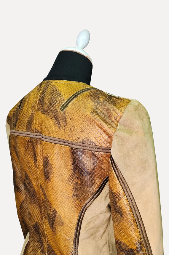 Gucci Suede & Python Leather Jacket | Tom Ford Er… - image 12