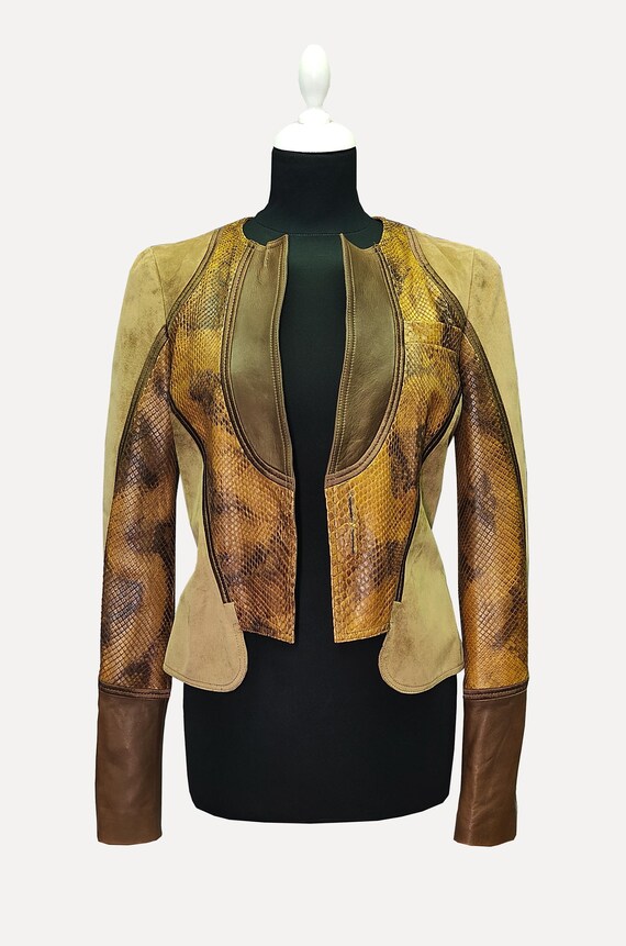 Gucci Suede & Python Leather Jacket | Tom Ford Er… - image 10