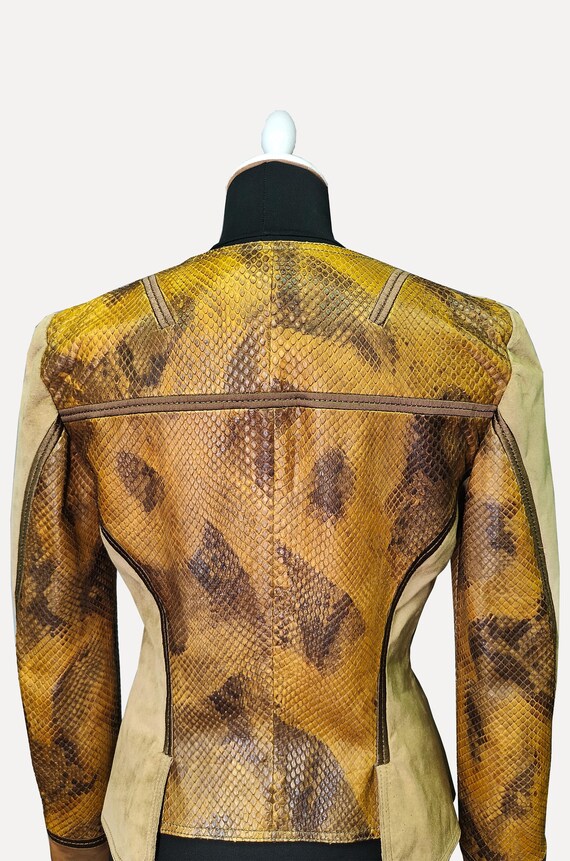 Gucci Suede & Python Leather Jacket | Tom Ford Er… - image 13