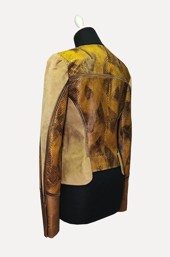 Gucci Suede & Python Leather Jacket | Tom Ford Er… - image 8
