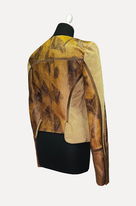 Gucci Suede & Python Leather Jacket | Tom Ford Er… - image 6