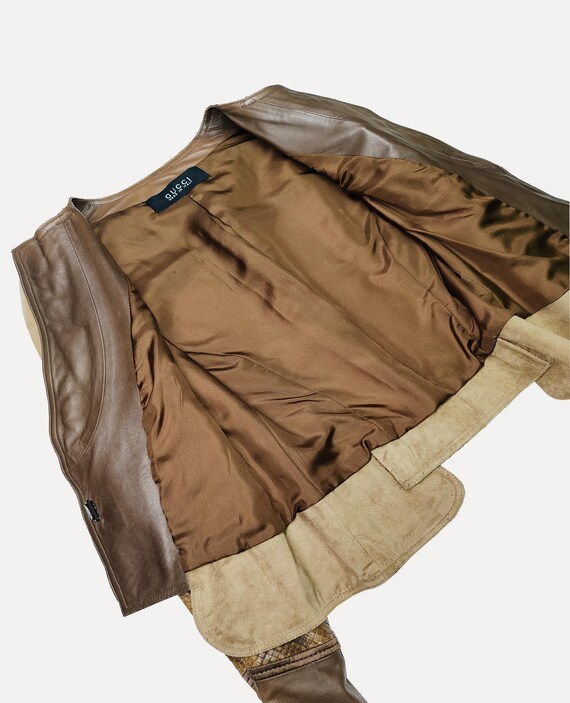 Gucci Suede & Python Leather Jacket | Tom Ford Er… - image 15