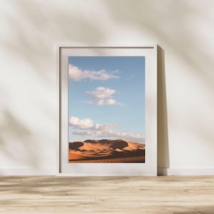 Desert Dunes Printable Art – Sahara Landscape Photography | Earth Tone Wall Decor