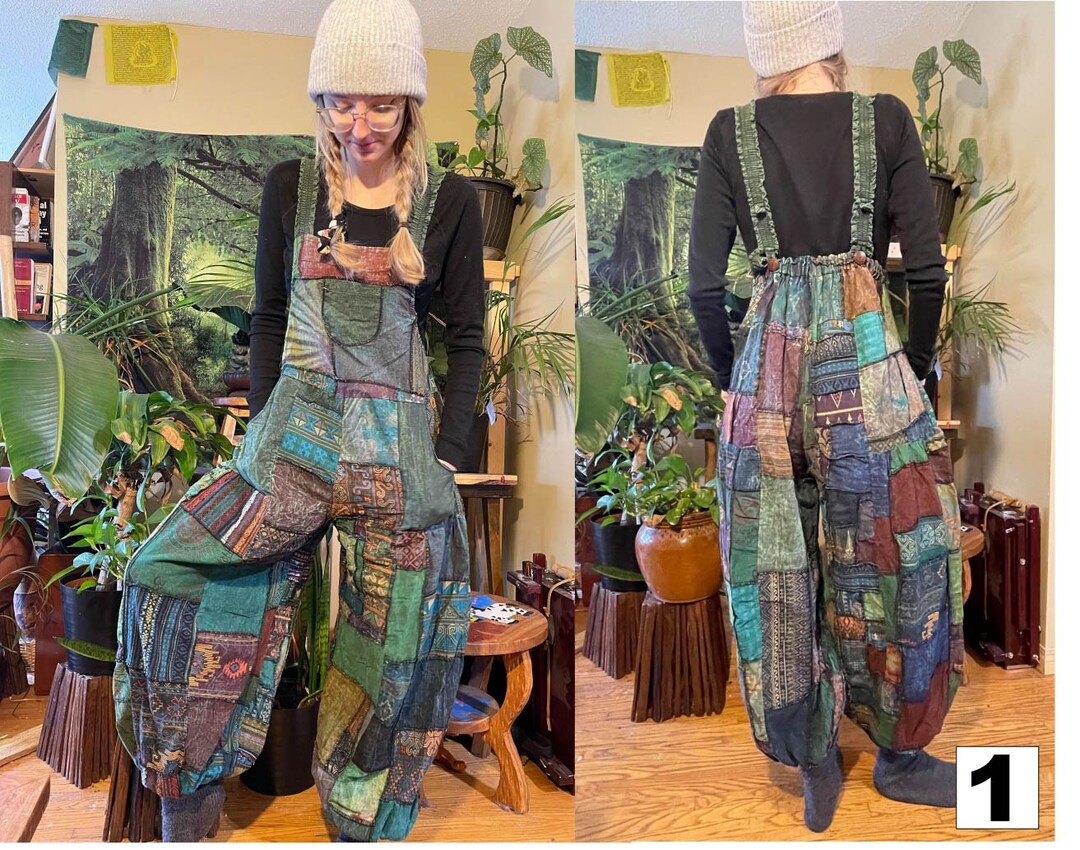 Rustic Overalls Patchwork Overalls *multiple Listings* | Handmade | Crunchy ...