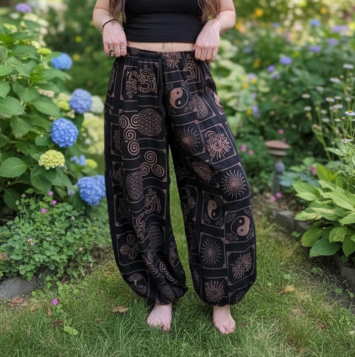 Yin Yang Pants - Etsy