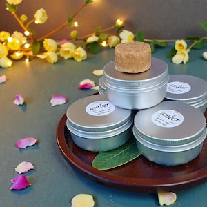 Handgemaakt massief amberparfum - natuurlijke geur van shambhala