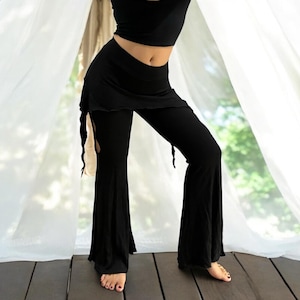 Boho Flare Pants – Festival Stretching Bell Bottoms, Hippie Bohemian Trousers