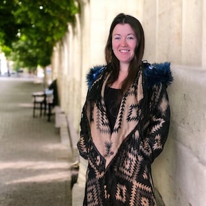 Hooded Fringe Coat - Aztec | Wizard Coat for Festivals and Everyday Wear, Fun And Practical