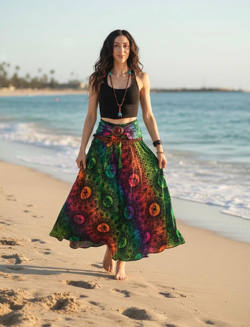 rayon beach dresses Kailani Dress - Seashell Rayon main image 0