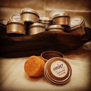 AMBER - Magical Scent of the Festivals | Perfume | Solid Perfume | Deodorant | Shambhala Music Festival | Morrocan | Gift | Handmade