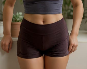 Brittany Booty Shorts, Non-piling, Non-bulging, Non-fading Stretchable Form Fitting