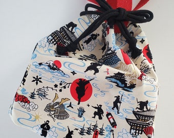 Drawstring lunch bag - Ninja