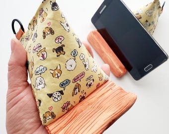 Phone pillow - bow wow dogs