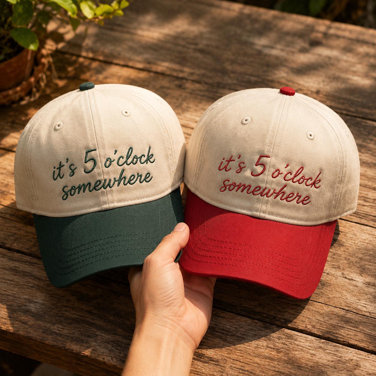 5 Oclock Cap - Etsy display picture 1