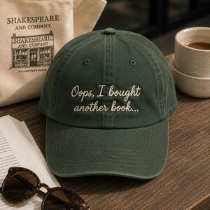 Casquette de baseball brodée pour amoureux des livres, casquette humoristique pour papa lecteur