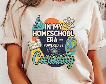 Christian Homeschool Mom Tee: "In My Homeschool Era" Soft Cotton Shirt