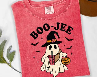 Boo-Jee Ghost T-Shirt: Spooky Halloween Crewneck