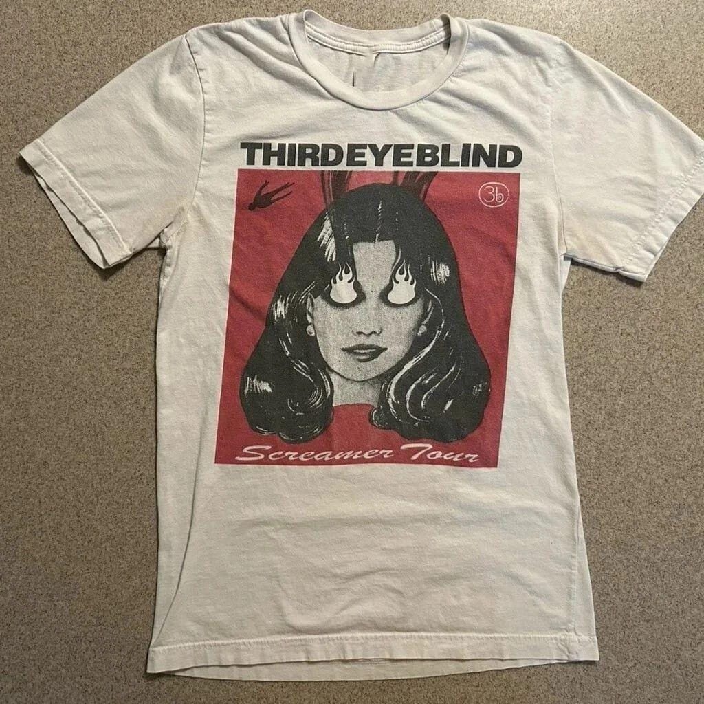 Third Eye Blind Patch - 90s Rock Alternative Grunge Embroidered Iron-On (3x2.75 Inches)