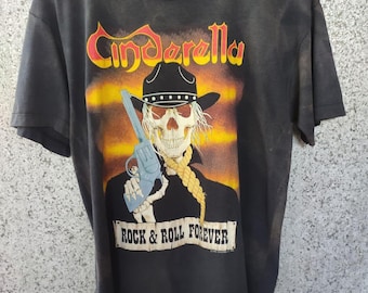 Cinderella 1988 ヴィンテージ Tシャツ 1988-89 CINDERELLA Vintage