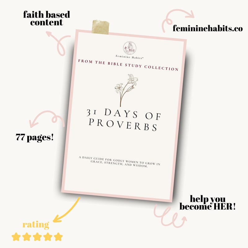 Proverbs Study Guides - Etsy UK