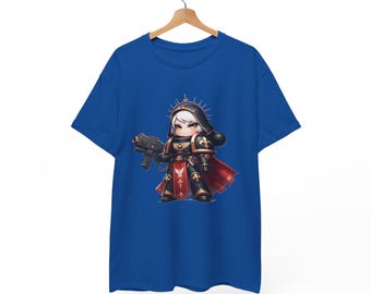 Camiseta Chibi de Hermana de Batalla: Camiseta Gótica de Anime para Wargamer