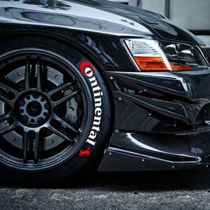 Continental Tire Stickers – Tire Lettering & Permanent Tire Decals for All Vehicles – 8 pcs 4 All Tires Full Set