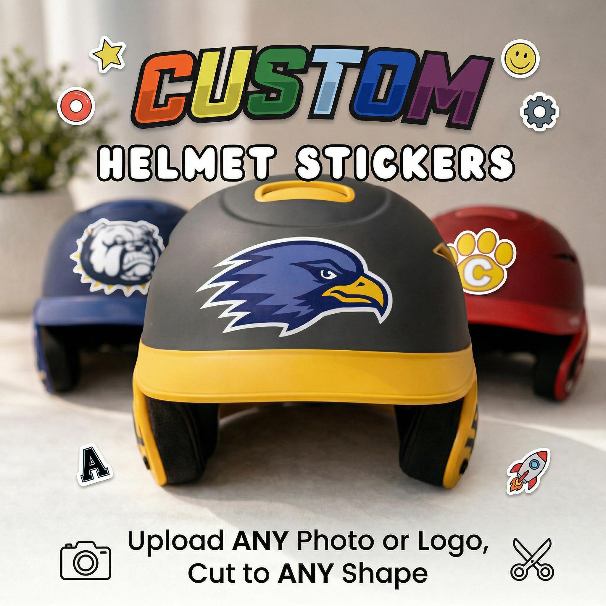 Patsy Jones Helmet Sticker Custom Helmet Stickers, Personalized Logo Decals | Waterproof Vinyl Die ...