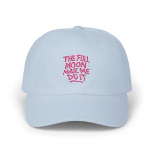 Full Moon Dad Cap: Vintage Cotton Twill Hat for Outdoor Adventures